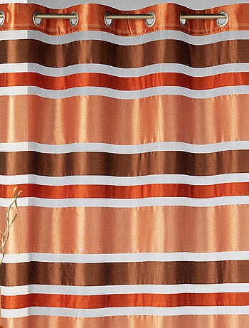Voilage en Organza rayures horizontales