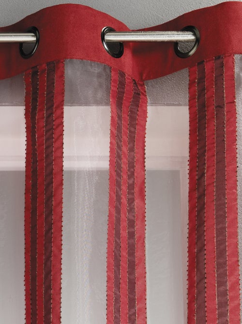 Voilage en Organza Rayures verticales - Kiabi