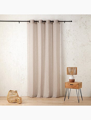 Voilage en polycoton chiné