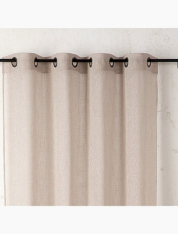 Voilage en polycoton chiné