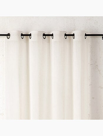 Voilage en polycoton chiné