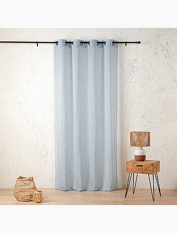 Voilage en polycoton chiné