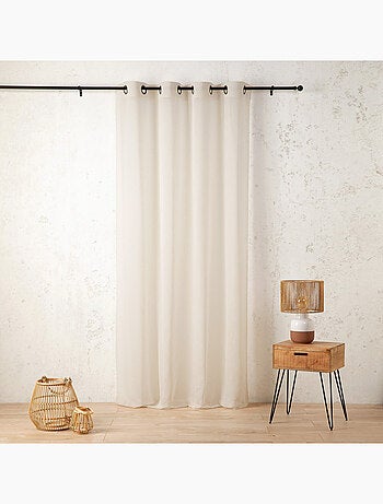 Voilage en polycoton chiné