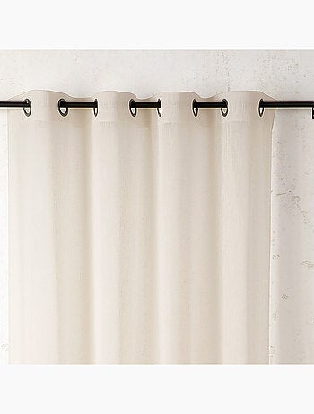 Voilage en polycoton chiné