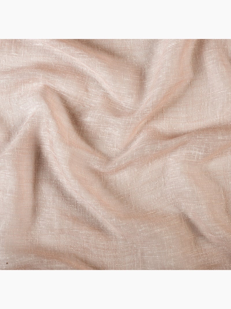 Voilage en polycoton chiné Rose clair - Kiabi