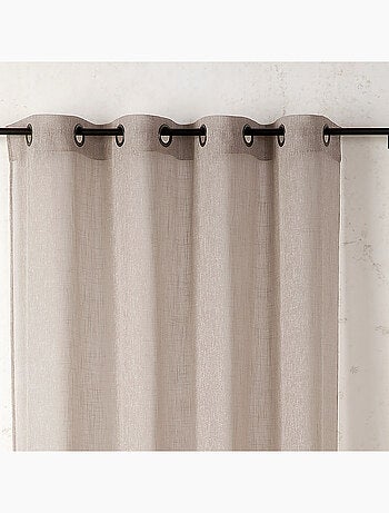 Voilage en polycoton chiné