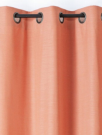 Voilage en polylin - Effet naturel à oeillets