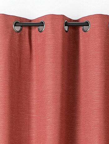 Voilage en polylin - Effet naturel à oeillets