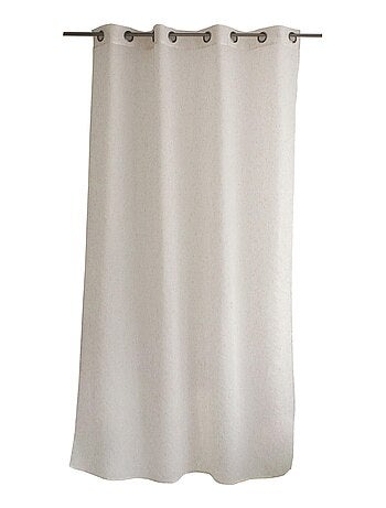 Voilage en polylin à œillets