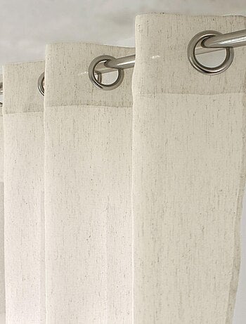 Voilage en polylin à œillets