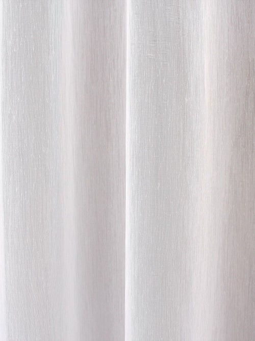 Voilage en tissu sablé effet satiné grande hauteur SABLÉ - Kiabi
