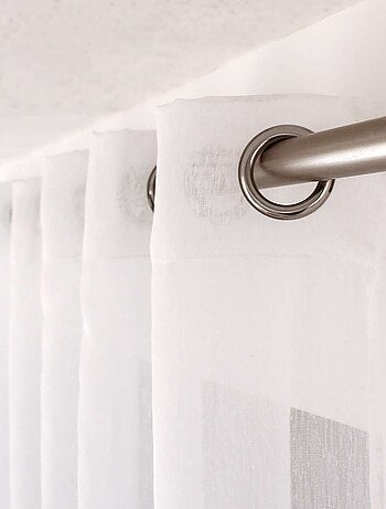 Voilage en tissu sablé effet satiné SABLÉ