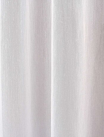 Voilage en tissu sablé effet satiné taille standard SABLÉ