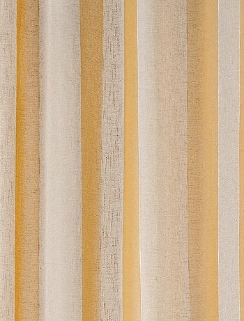 Voilage en voile rayé