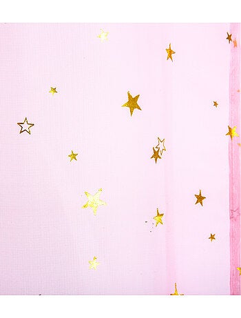 Voilage enfant à étoiles métallisées ÉTOILE D'OR