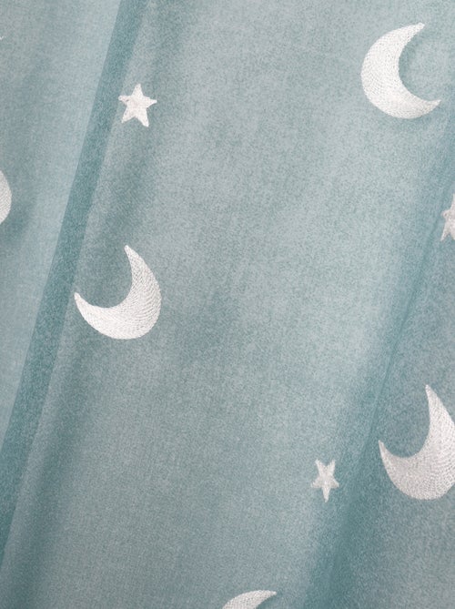 Voilage enfant brodé étoiles et lunes - Kiabi Voilage enfant brodé étoiles et lunes - Kiabi