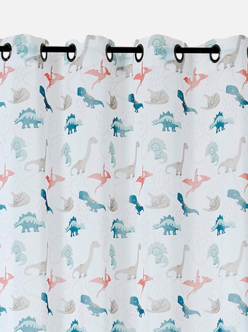 Voilage enfant dinosaure Blanc - Kiabi