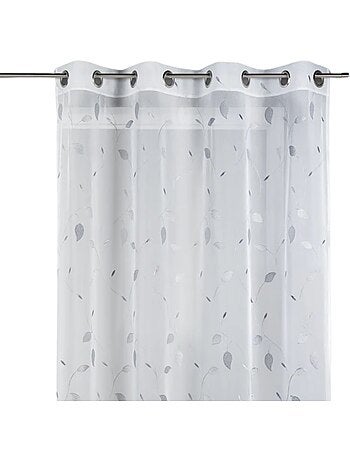 Voilage enfant motifs feuilles volantes