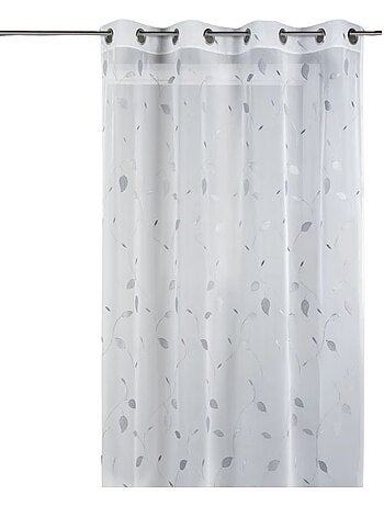 Voilage enfant motifs feuilles volantes