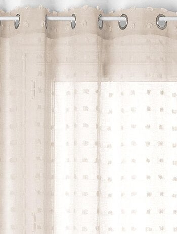 Voilage enfant petits pompons