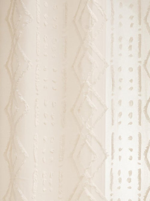 Voilage épuré à jacquard - Kiabi Voilage épuré à jacquard - Kiabi