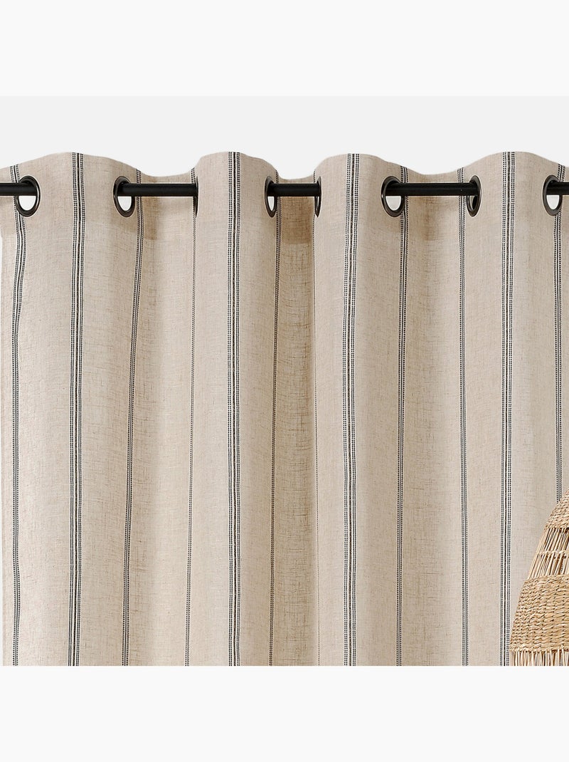 Voilage esprit campagne chic Ecru - Kiabi