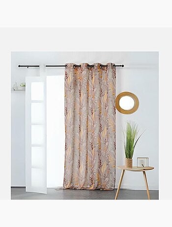 Voilage esprit paradisiaque