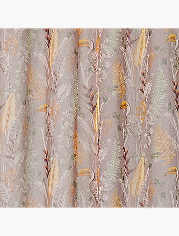 Voilage esprit paradisiaque