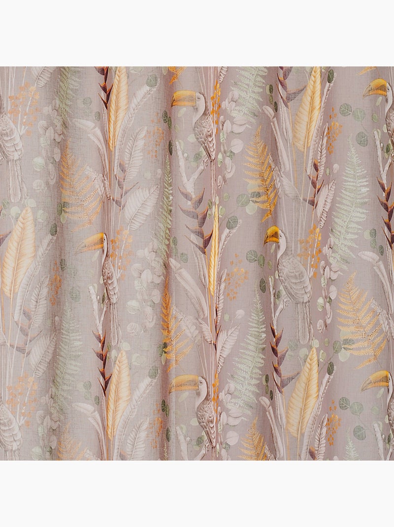 Voilage esprit paradisiaque Beige foncé - Kiabi