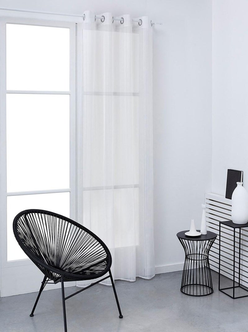 Voilage 'ESSENTIAL' 'TODAY' Blanc - Kiabi