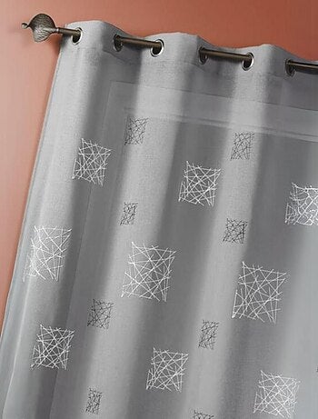 Voilage Etamine Brodée