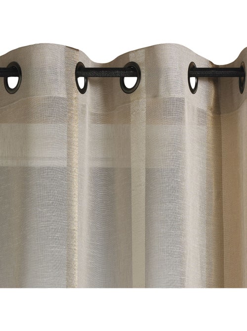 Voilage Etamine Rayures verticales - Kiabi Voilage Etamine Rayures verticales - Kiabi