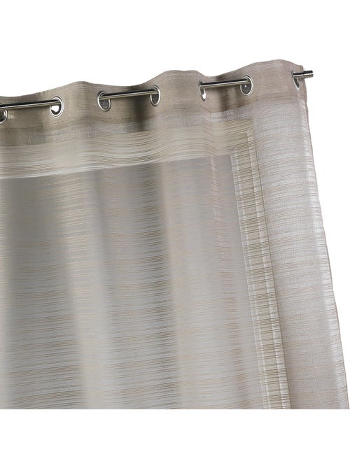 Voilage fantaisie à fines rayures - Kiabi