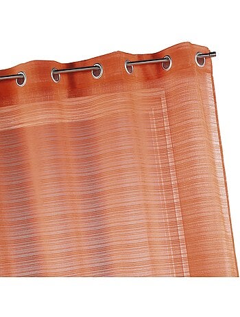 Voilage fantaisie à fines rayures