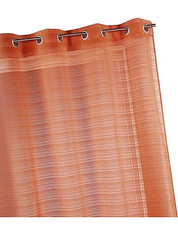 Voilage fantaisie à fines rayures