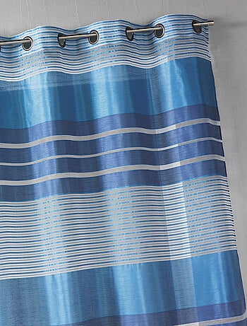Voilage fantaisie à rayures horizontales