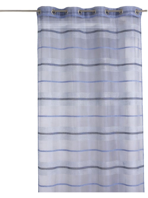 Voilage fantaisie à rayures horizontales de différentes tailles - Kiabi