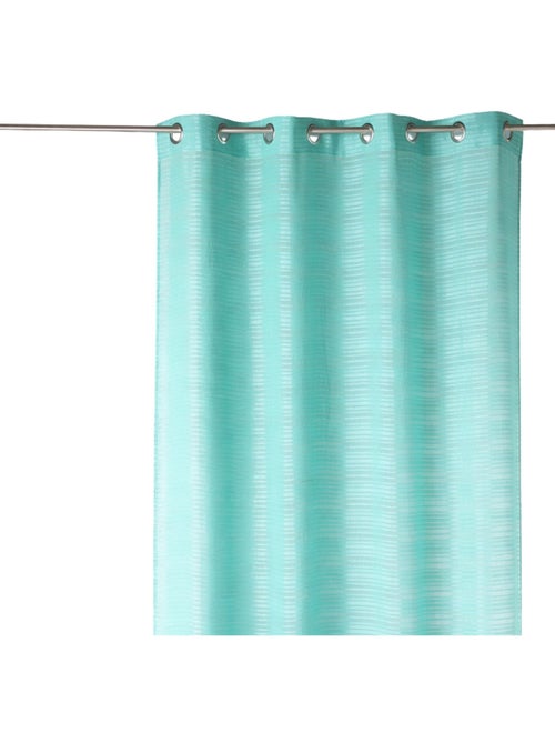 Voilage fantaisie à rayures horizontales "Joyeux" - Kiabi