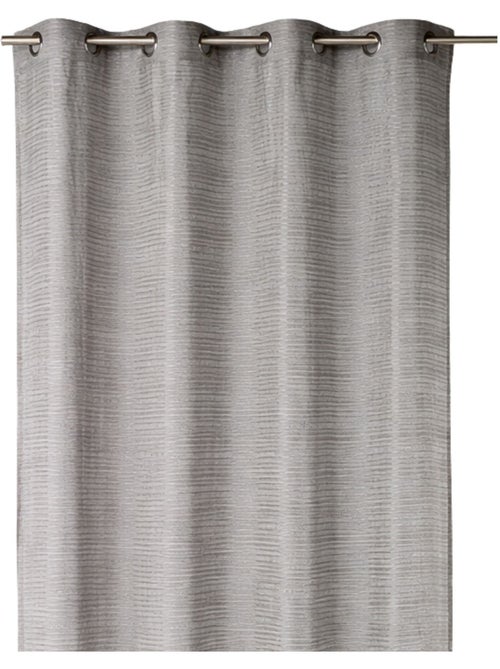 Voilage fantaisie à rayures horizontales "Joyeux" - Kiabi