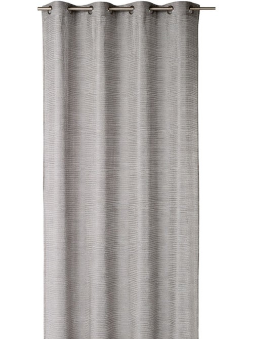 Voilage fantaisie à rayures horizontales "Joyeux" - Kiabi