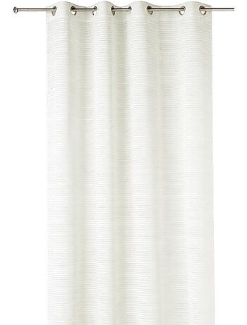 Voilage fantaisie à rayures horizontales "Joyeux