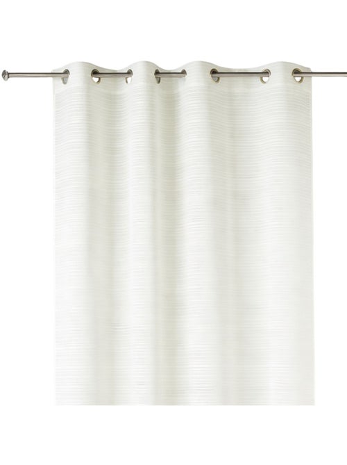 Voilage fantaisie à rayures horizontales "Joyeux" - Kiabi