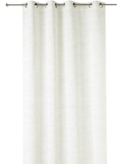 Voilage fantaisie à rayures horizontales "Joyeux" - Kiabi