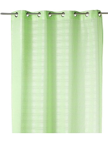 Voilage fantaisie à rayures horizontales "Joyeux