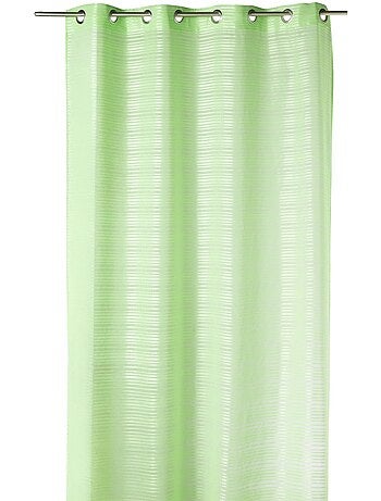 Voilage fantaisie à rayures horizontales "Joyeux