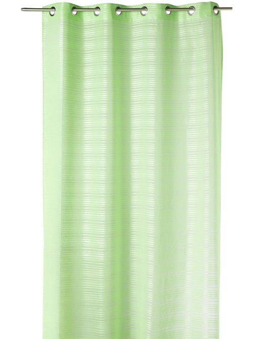 Voilage fantaisie à rayures horizontales "Joyeux" - Kiabi