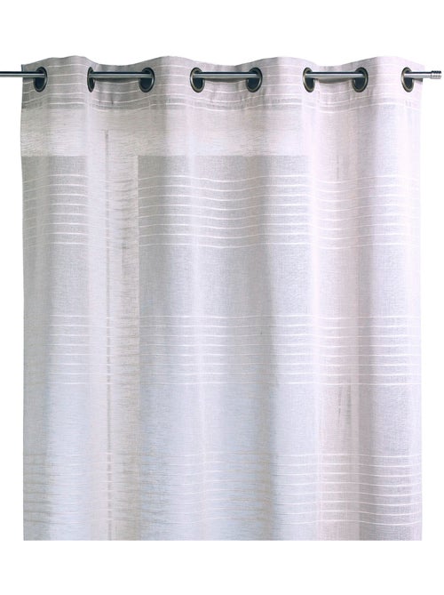 Voilage Fantaisie Rayé - Kiabi