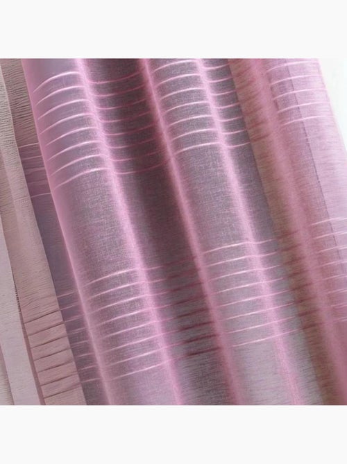 Voilage Fantaisie Rayé - Kiabi