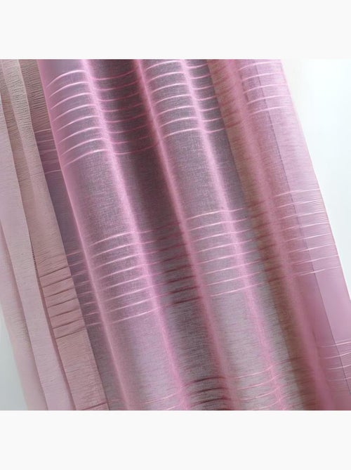 Voilage Fantaisie Rayé - Kiabi