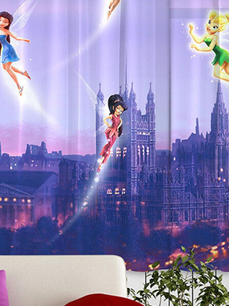 Voilage Fée Clochette à Londres Disney Fairies Multicolore - Kiabi